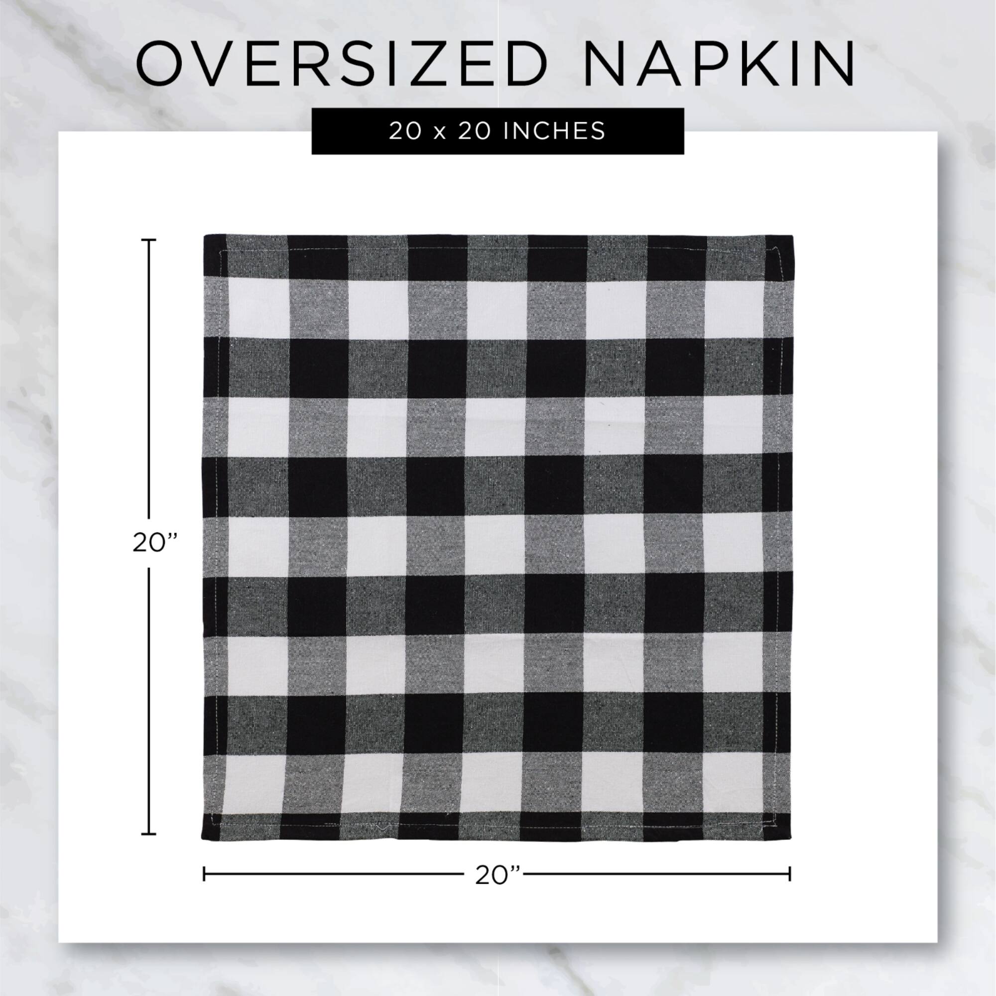 DII® Oversized Linen Dinner Napkins